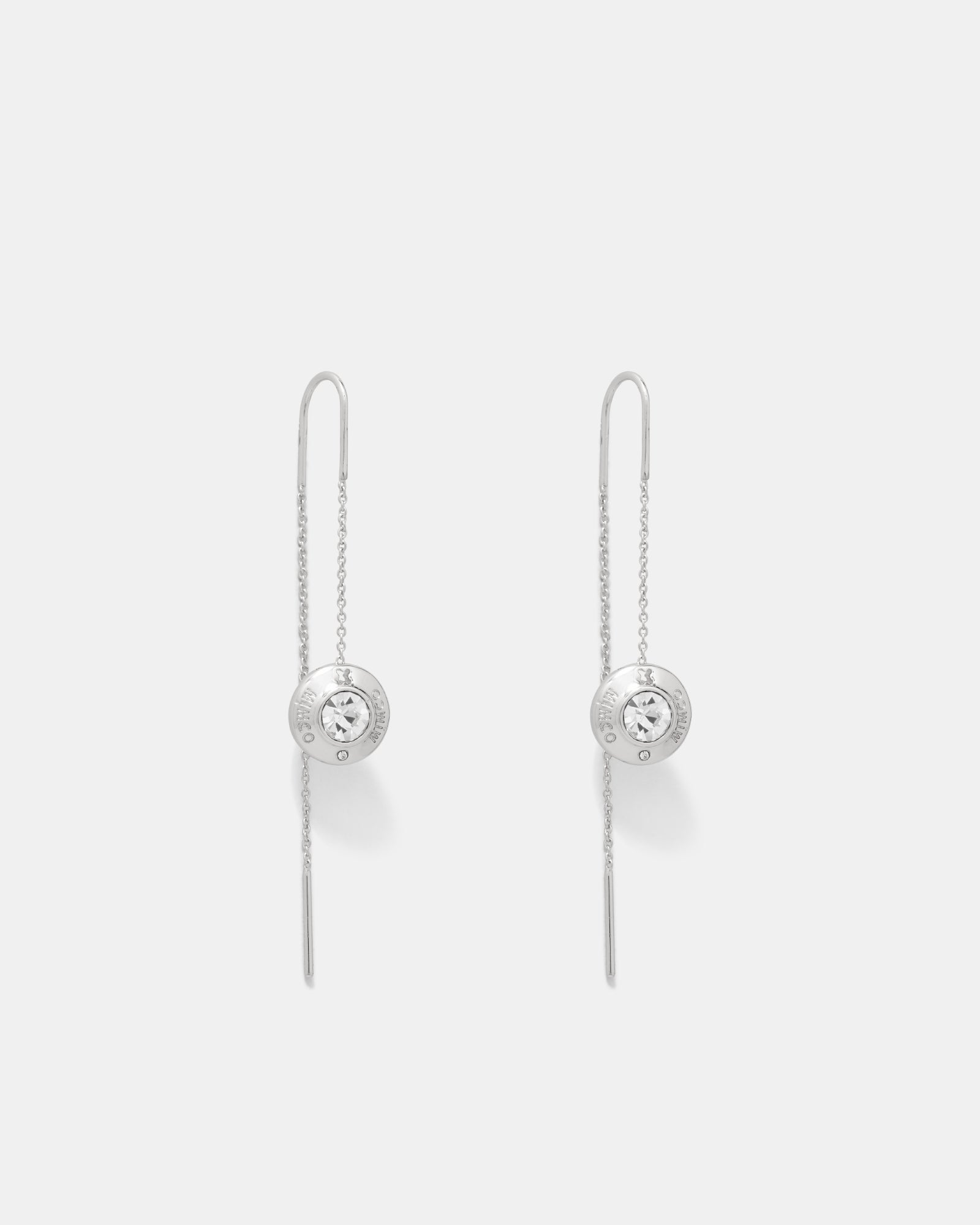 Enliven Thread Earrings - Silver