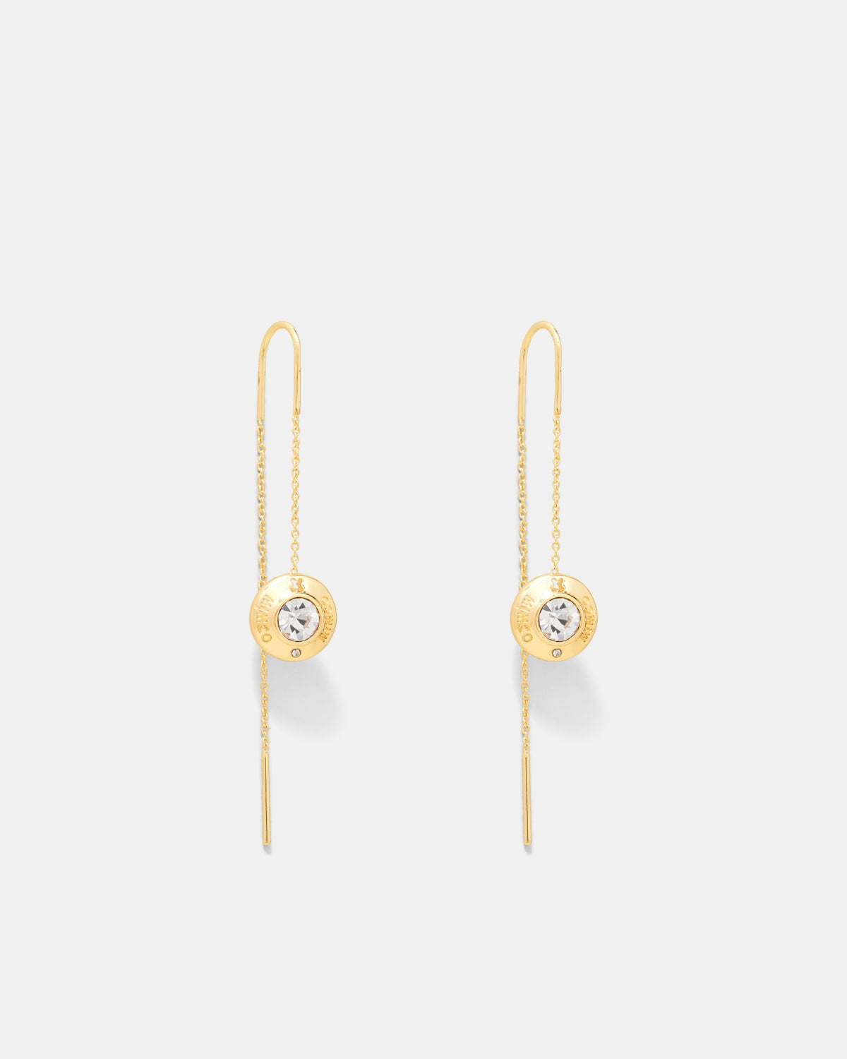Enliven Thread Earrings - Gold