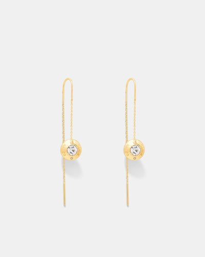 Enliven Thread Earrings - Gold