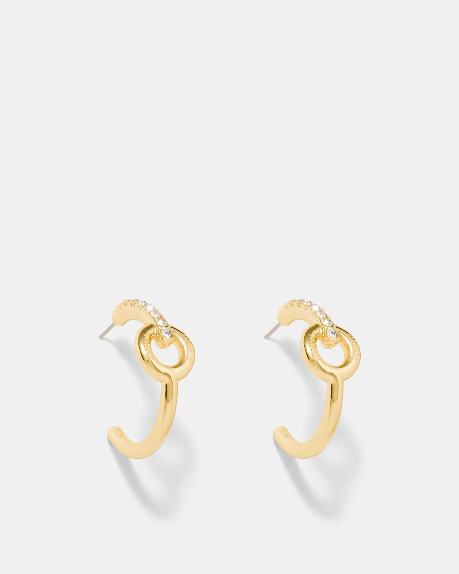 Circulate Large Hoop Earrings - Gold