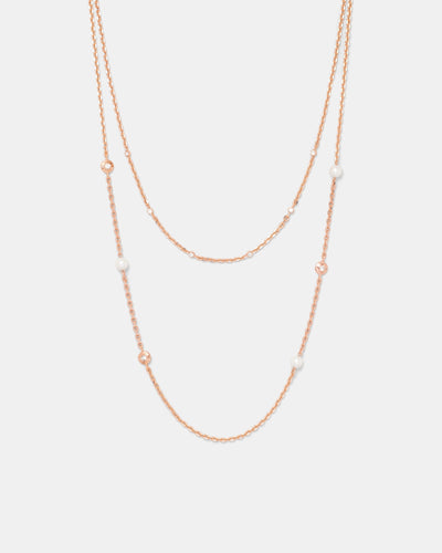 Enliven Chain Necklace - Rose Gold