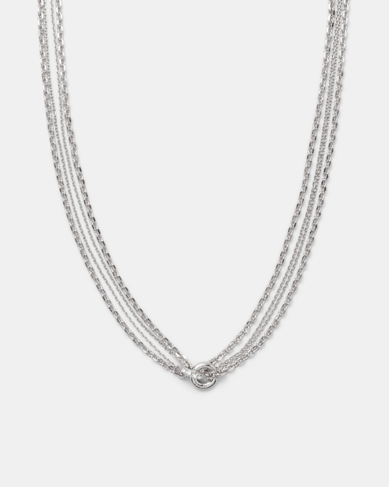 Circulate Chain Necklace - Silver
