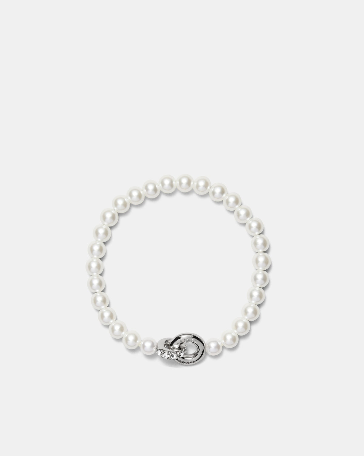 Circulate Pearl Bracelet - Silver