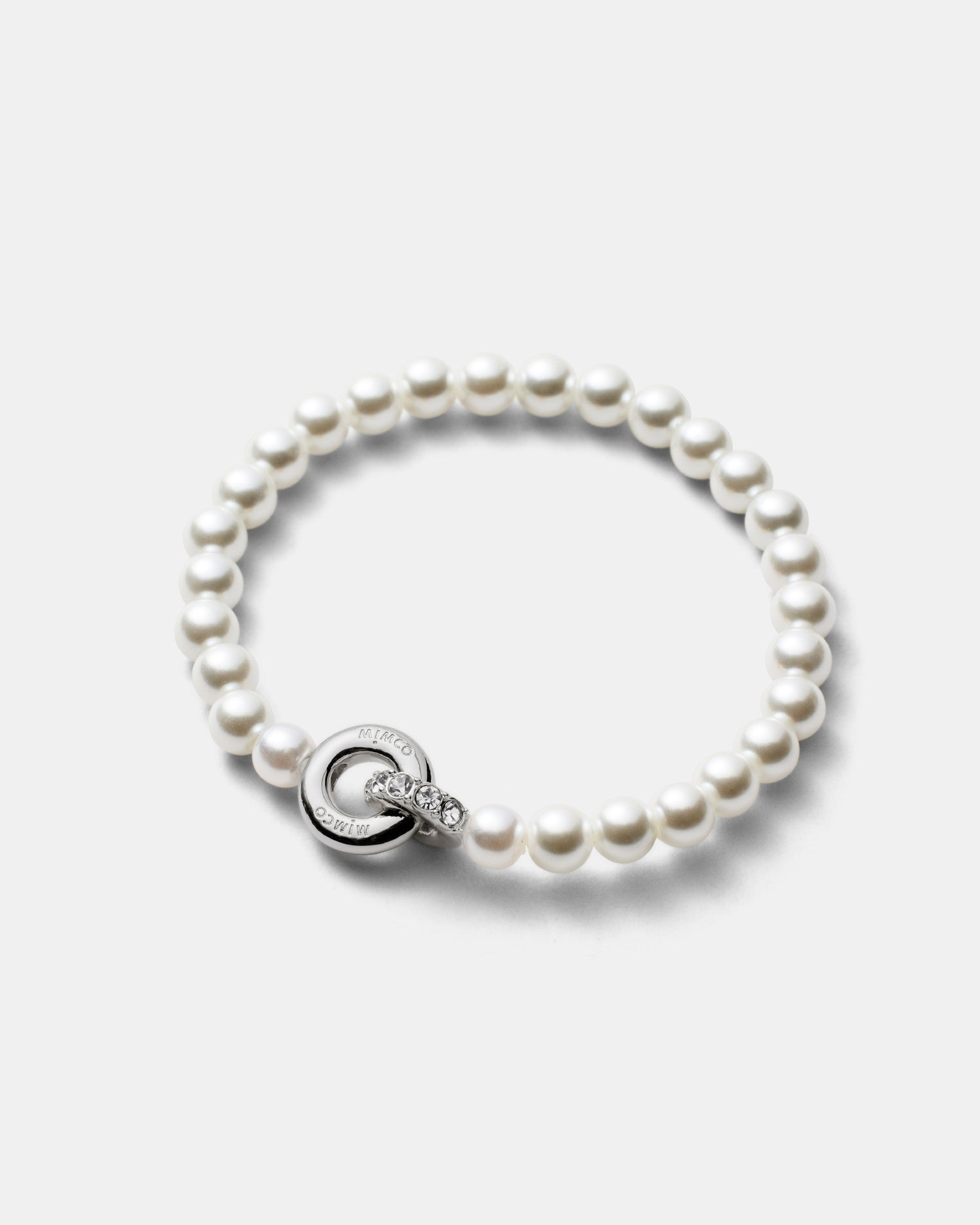 Circulate Pearl Bracelet - Silver