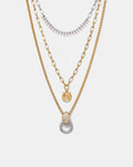 Arabesque Multi Row Necklace - Ballet