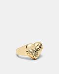 En Pointe Heart Ring - Gold