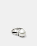 En Pointe Pearl Ring - Silver