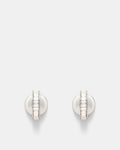 Releve Oversized Pearl Stud Earrings - Pearl