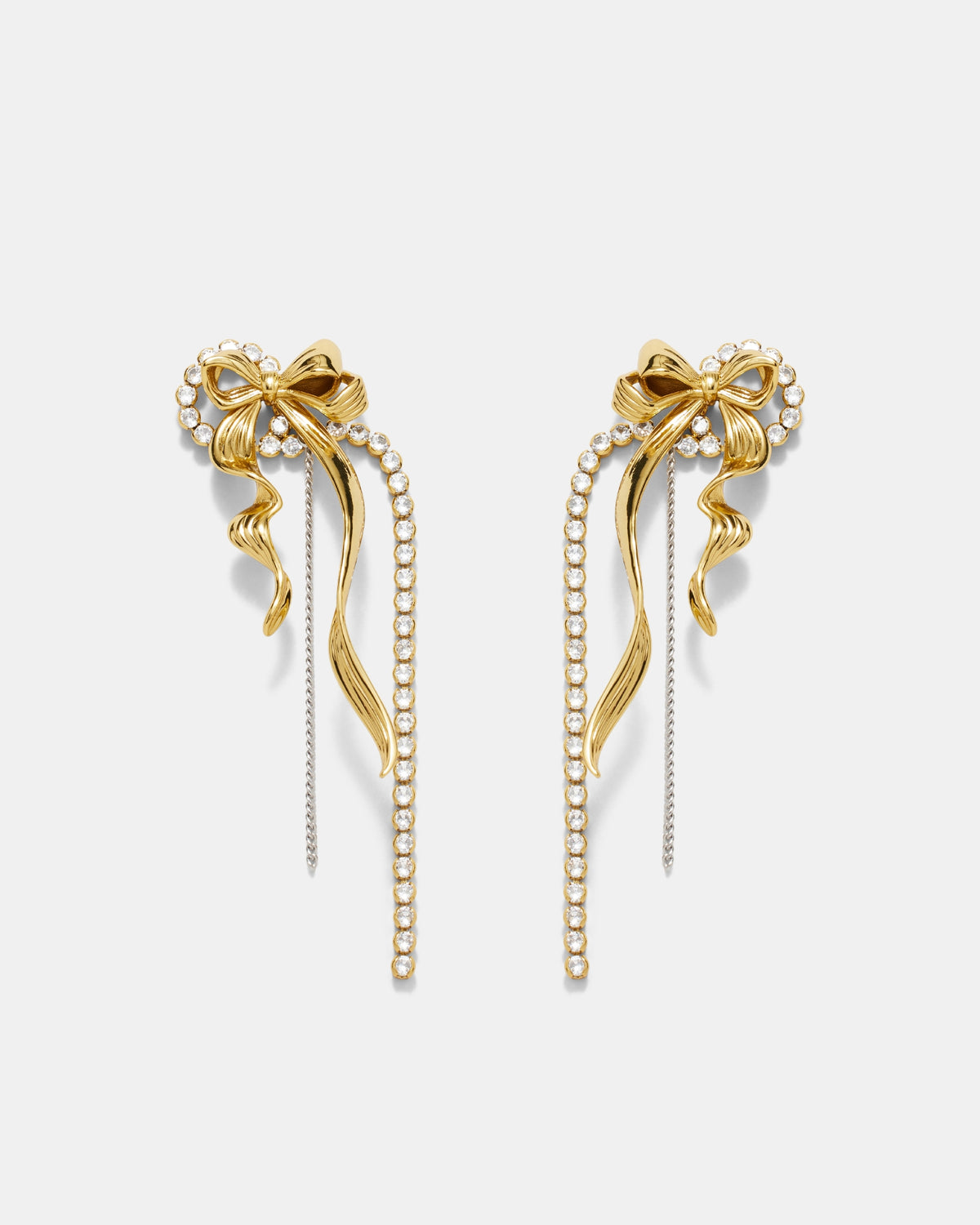 Pirouette Statement Earrings - Black