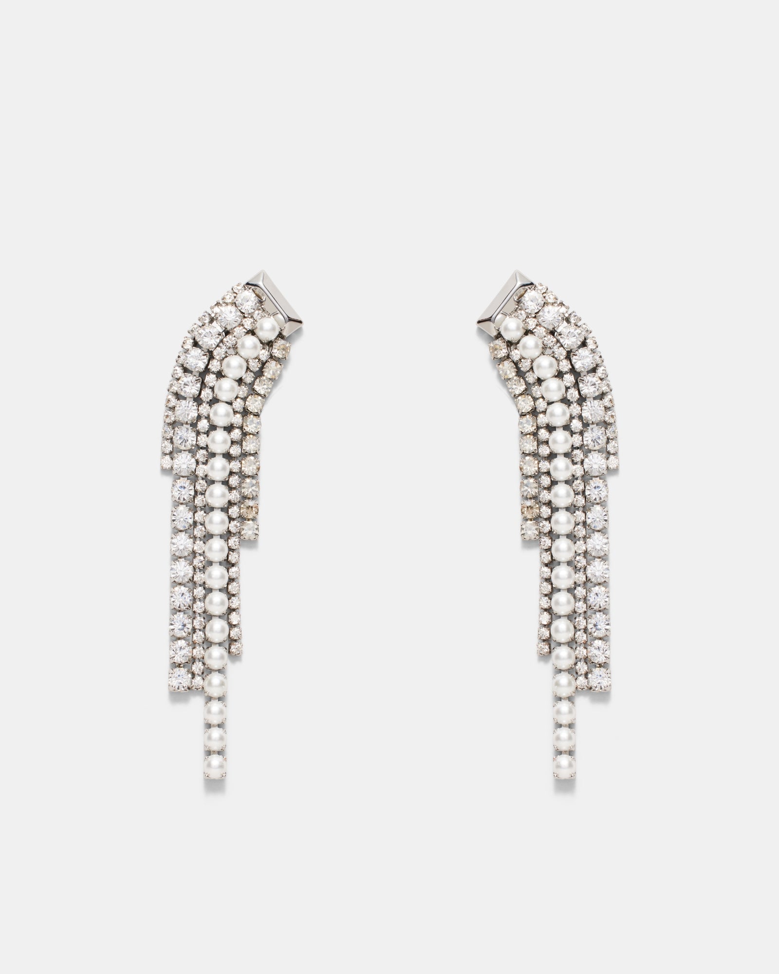 Cue The Lights Earrings - Silver