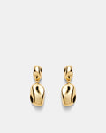 What A Treasure Drop Earrings - Gold