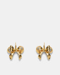 Darcys Bow Hoop Earrings - Gold