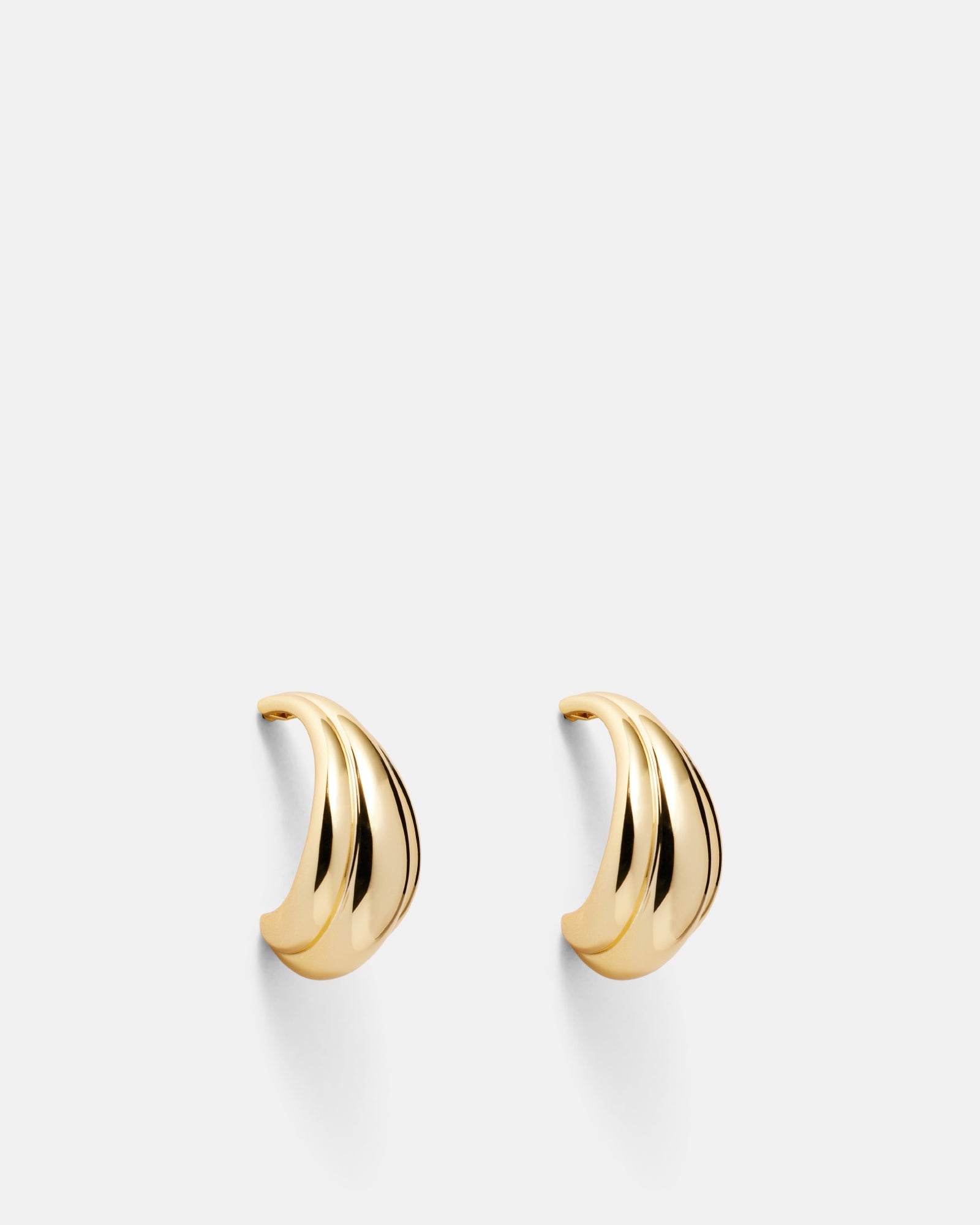 A Love Story Hoop Earrings - Gold
