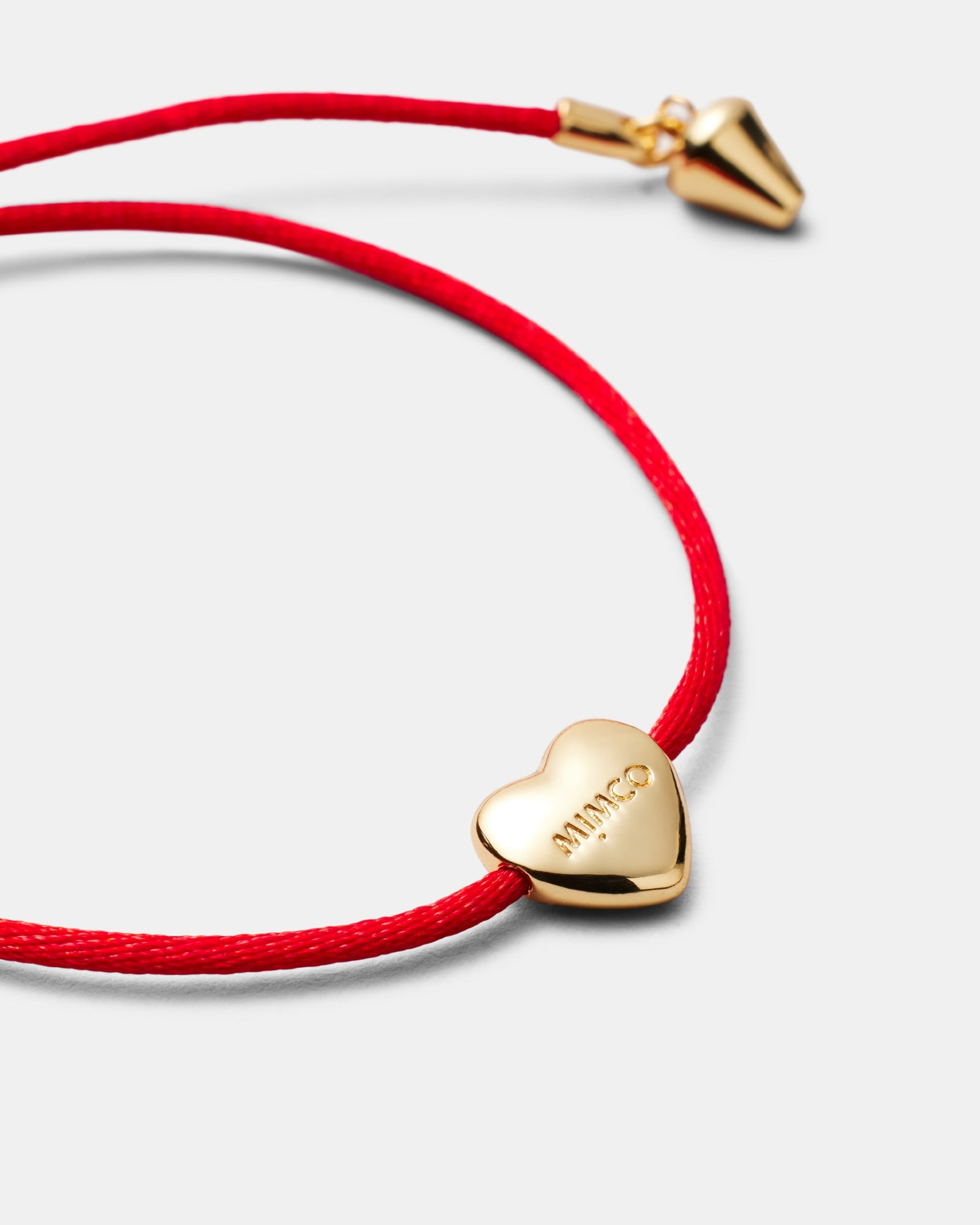 Atomic Heart Cord Bracelet - Claret