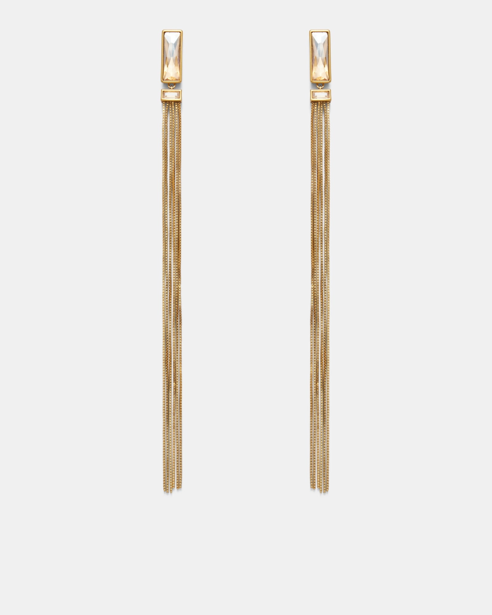 Dreams Of Grandeur Drop Earrings - Gold