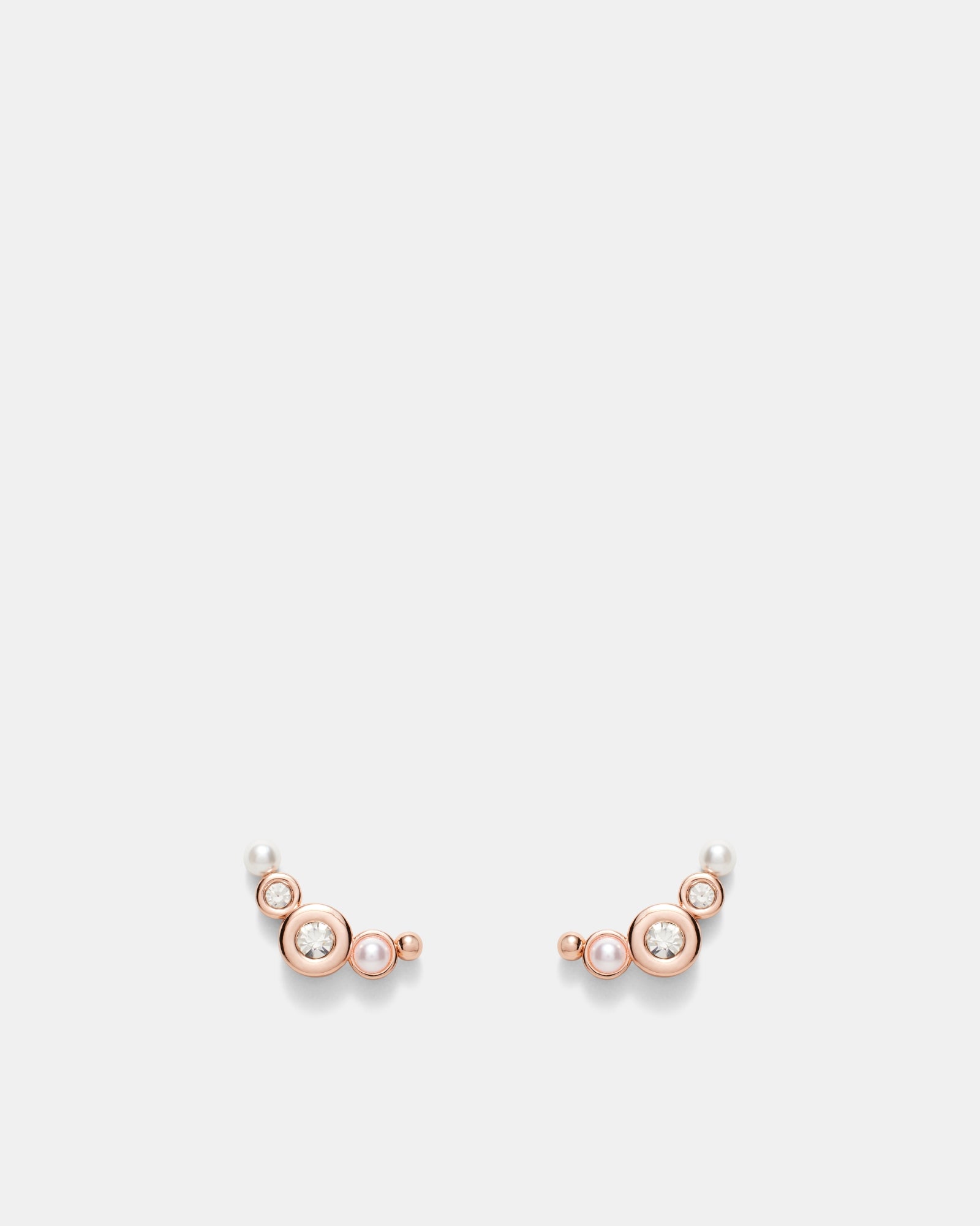 Bubble & Fizz Stud Earrings - Rose Gold