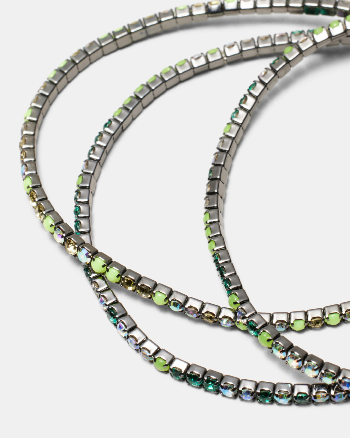 Mini Shimmy Bracelet - Neon Green