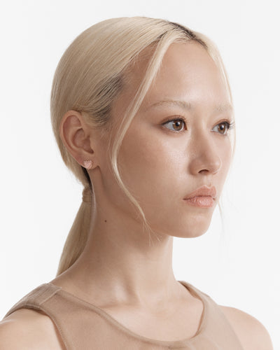 En Pointe Mini Stud Earrings - Pink