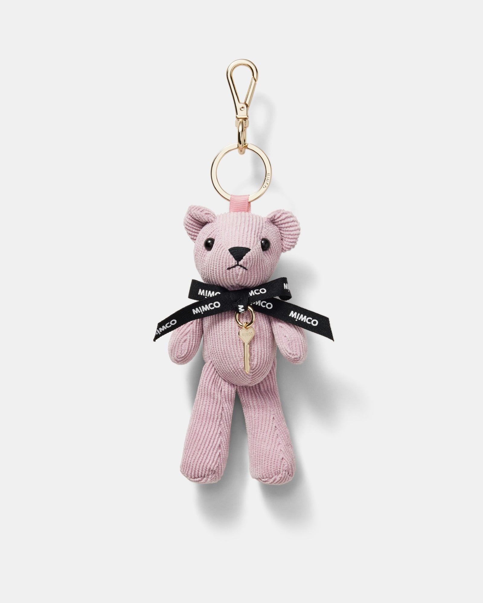 Teddy Bear Bag Charm - Pink
