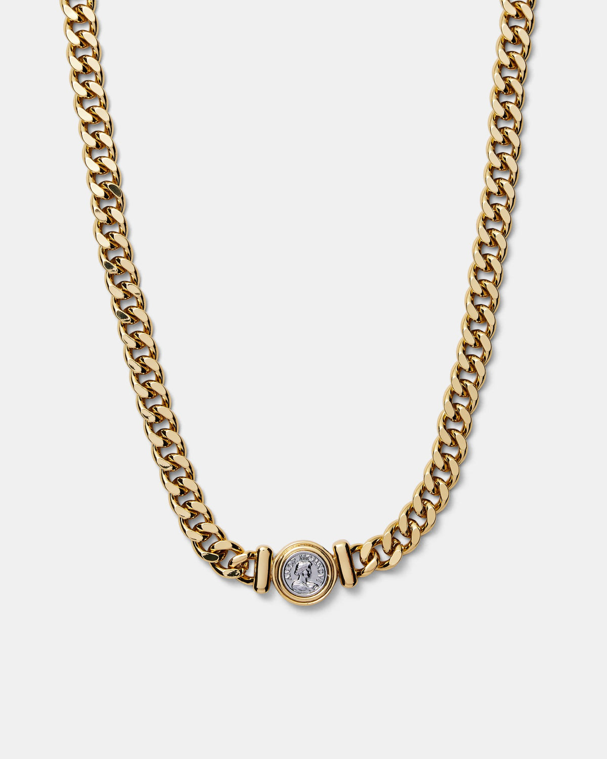 Penny Chain Necklace - Gold Silver