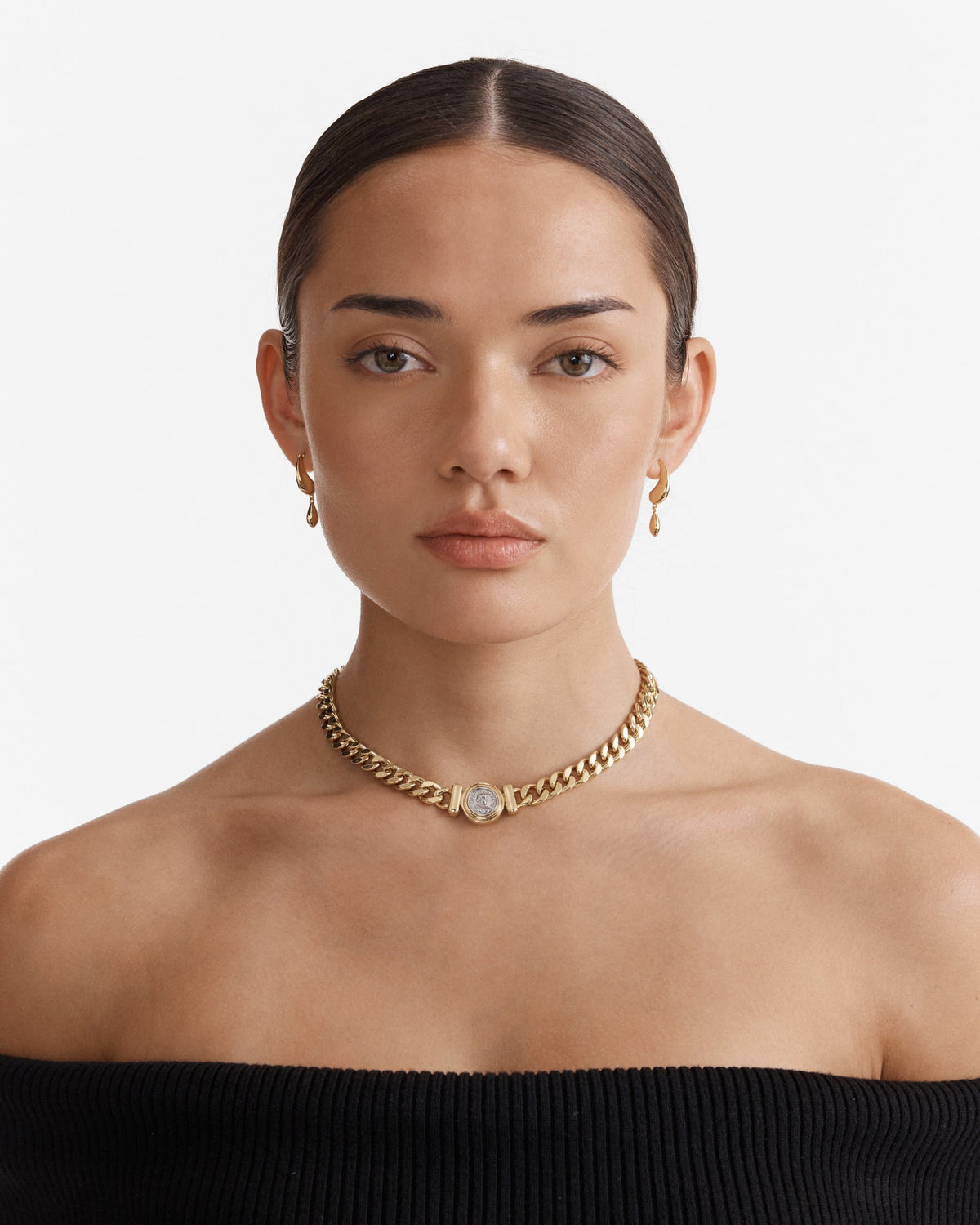Penny Chain Necklace - Gold Silver