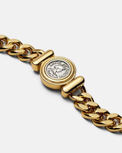 Penny Bracelet - Gold Silver