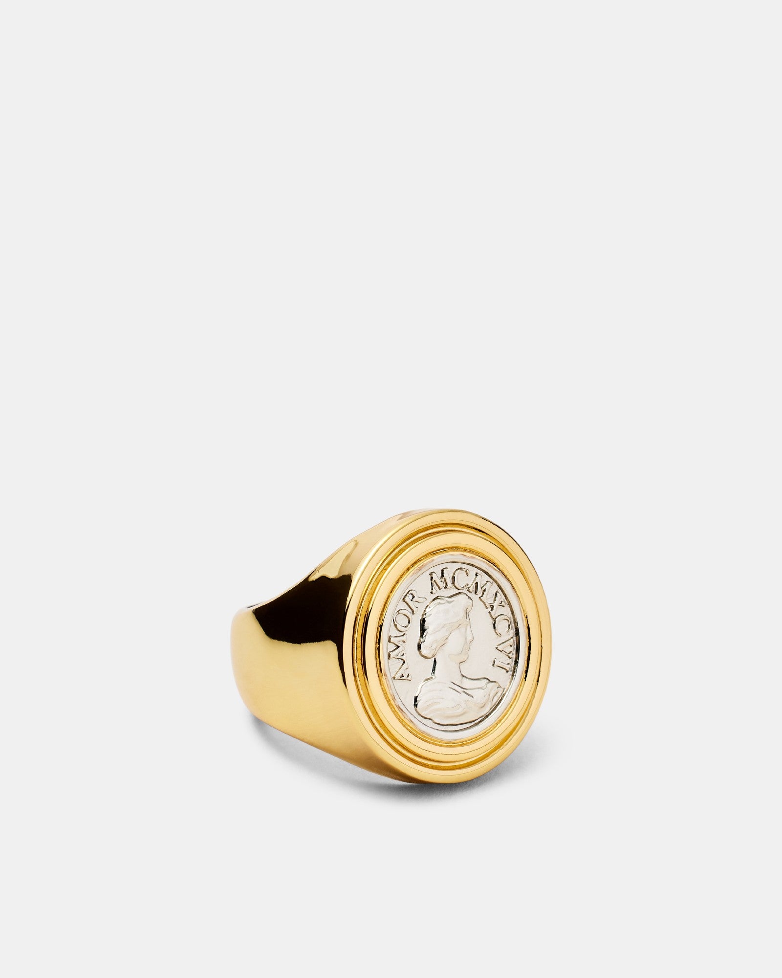Penny Ring - Gold Silver