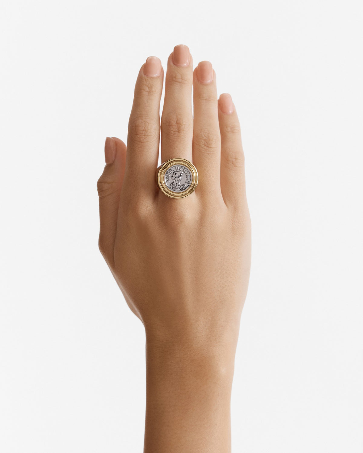 Penny Ring - Gold Silver