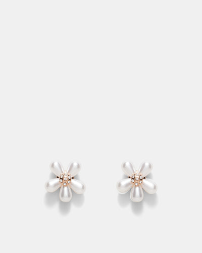 Blossom Stud Earrings - Rose Gold