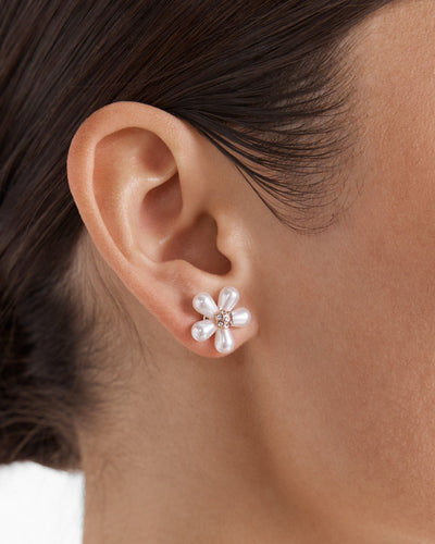 Blossom Stud Earrings - Rose Gold