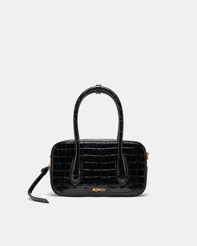 Jolene Mini Bowler Bag - Black