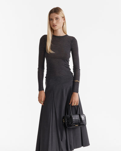 Jolene Mini Bowler Bag - Black