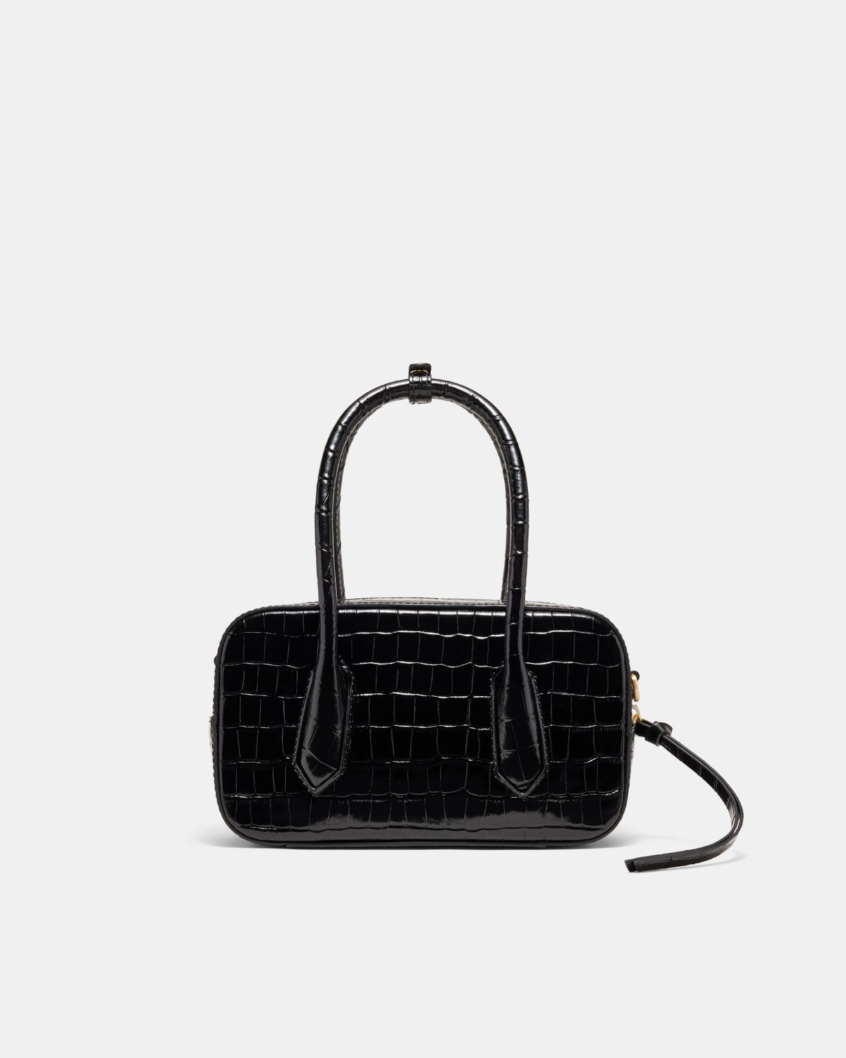 Jolene Mini Bowler Bag - Black
