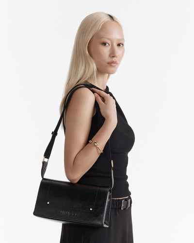 Cremorne Crossbody Bag - Black Light Gold