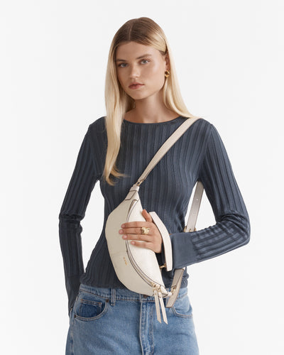 Lens Sling Crossbody Bag - Alabaster