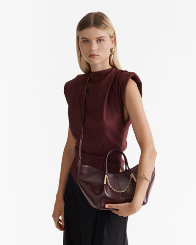 Mayara Mini Tote Bag - Brandy