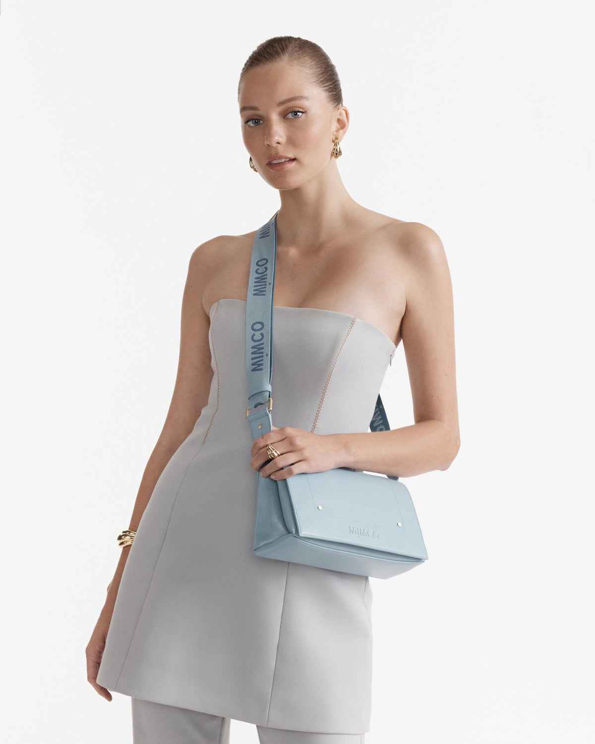 Cremorne Crossbody Bag - Powder Blue