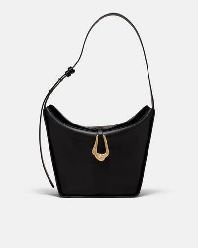 Mila Shoulder Bag - Black Brushed LG