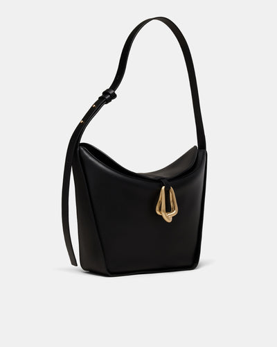 Mila Shoulder Bag - Black Brushed LG