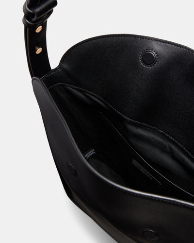 Mila Shoulder Bag - Black Brushed LG