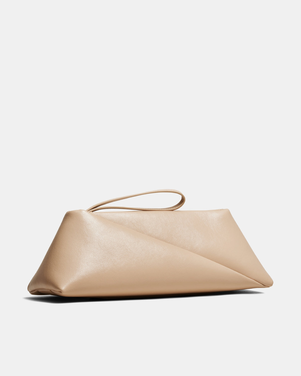 Prism Clutch Bag - Biscuit