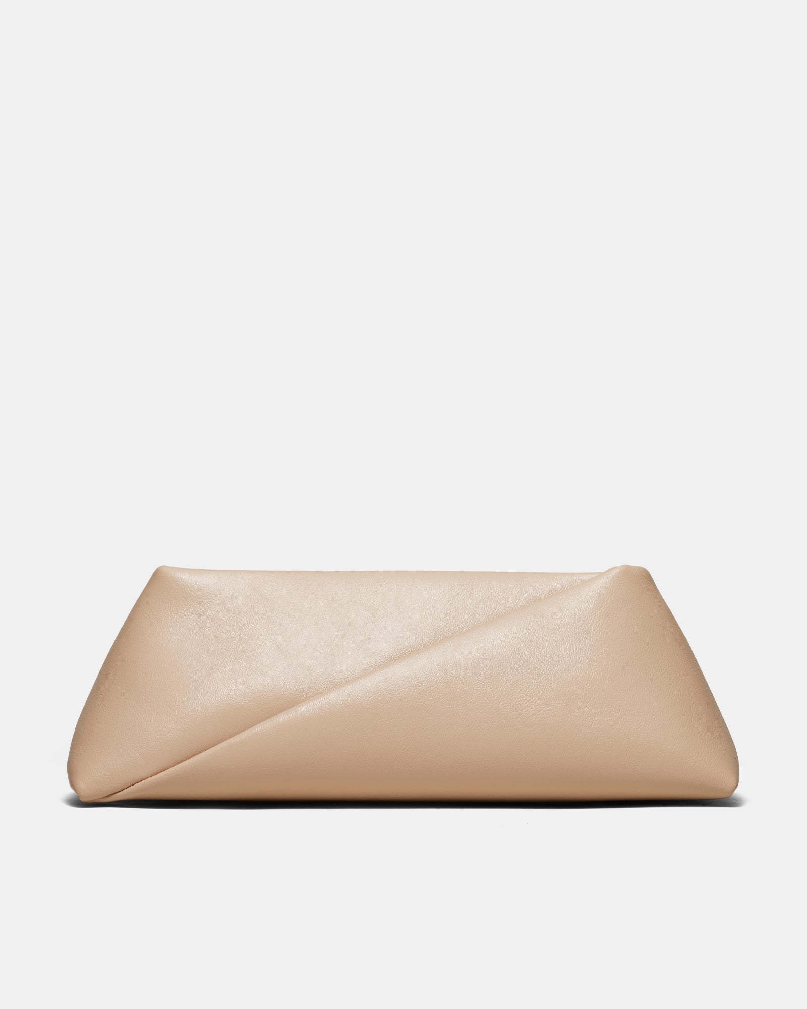 Prism Clutch Bag - Biscuit