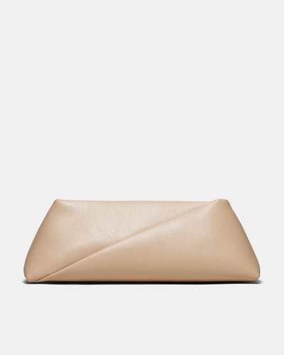 Prism Clutch Bag - Biscuit