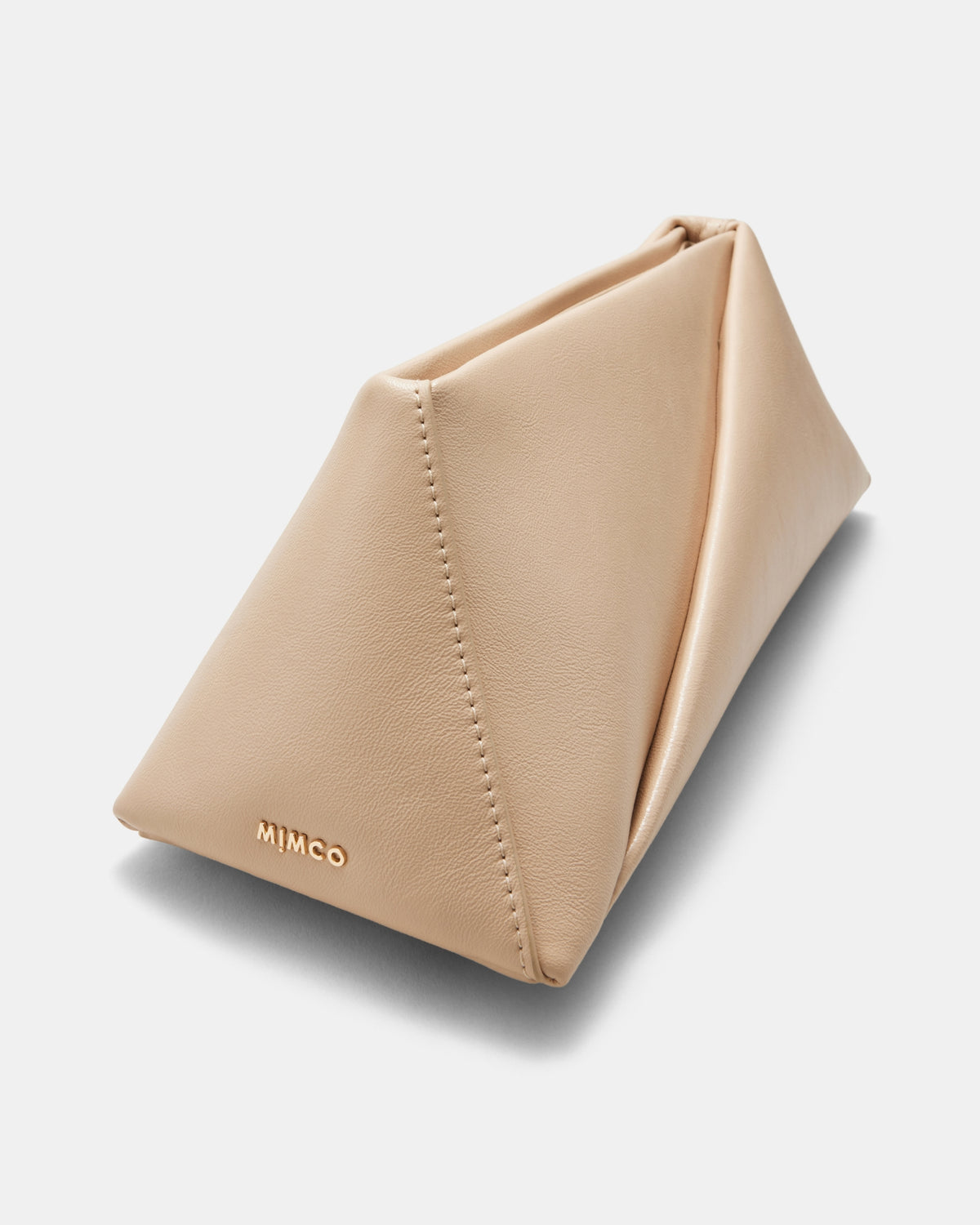 Prism Clutch Bag - Biscuit