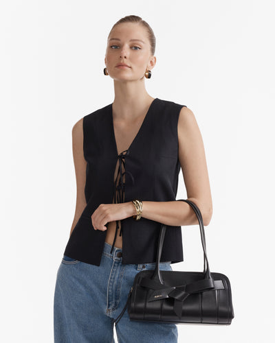 Darcy Bowler Bag - Black Light Gold