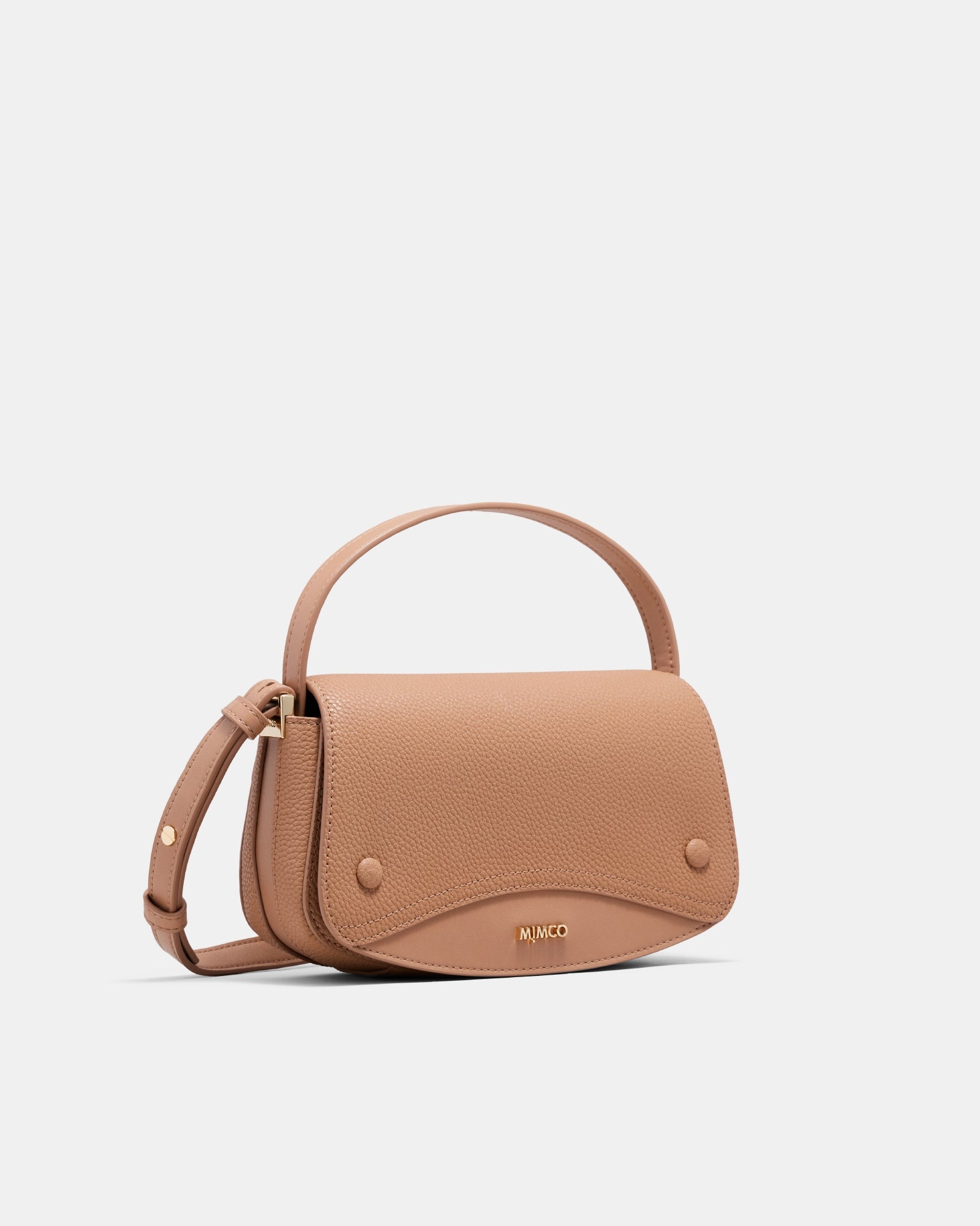 Giselle Mini Saddle Bag - Fawn