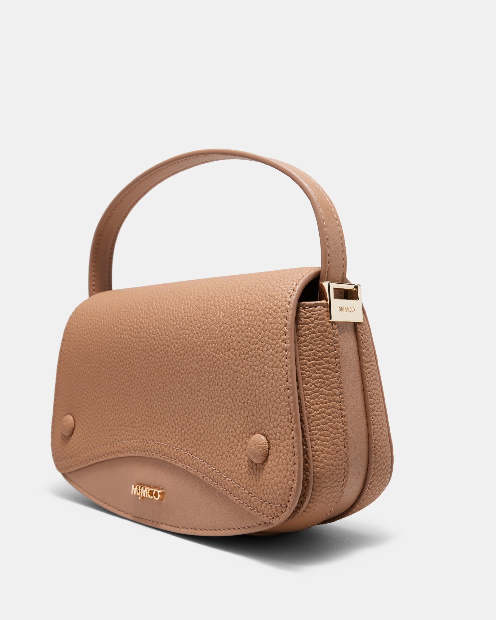 Giselle Mini Saddle Bag - Fawn