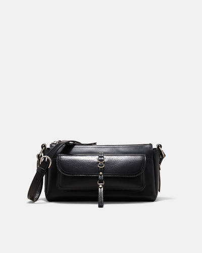 Silvie Crossbody Bag - Black Silver