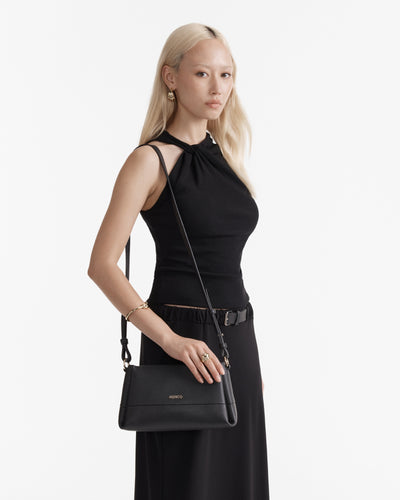Fitzroy Crossbody Bag - Black Light Gold
