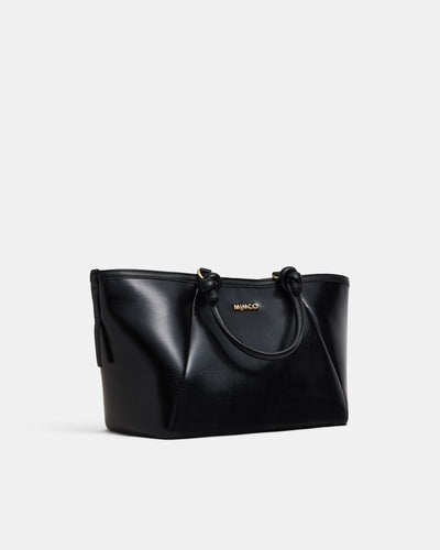 Yasmine Mini Tote Bag - Black